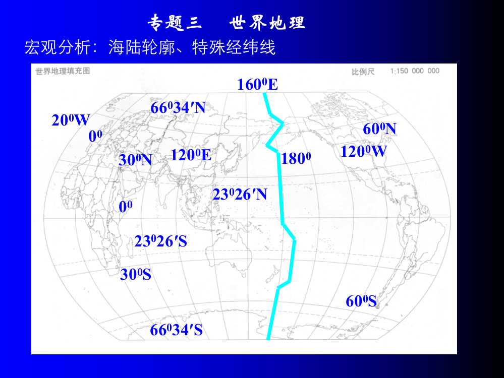 高考世界地理图片