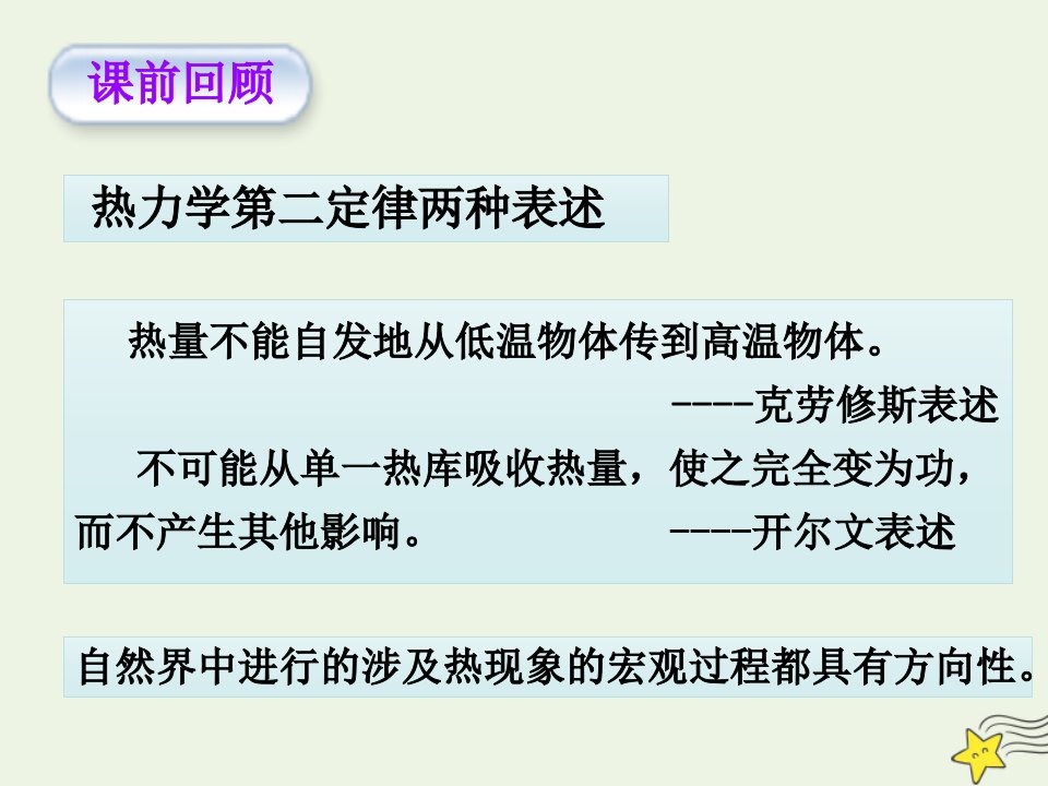 高中物理第10章热力学定律5热力学第二定律的微观解释课件新人教版选修3_3