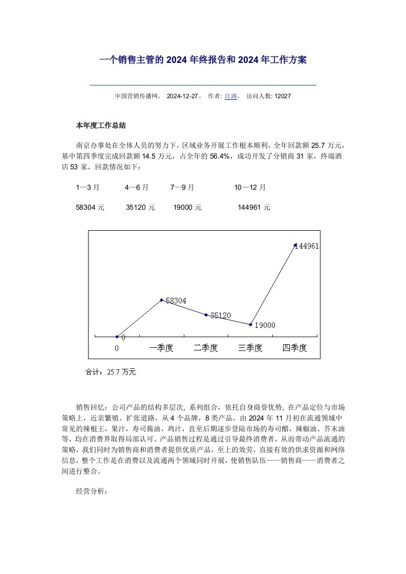 年度总结报告及新年度计划