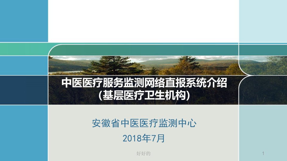 2019年中医医疗服务监测网络直报系统操作说明1226(基层医疗卫生机构)