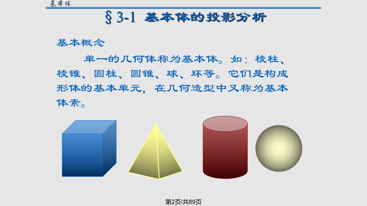 机械制图基本体