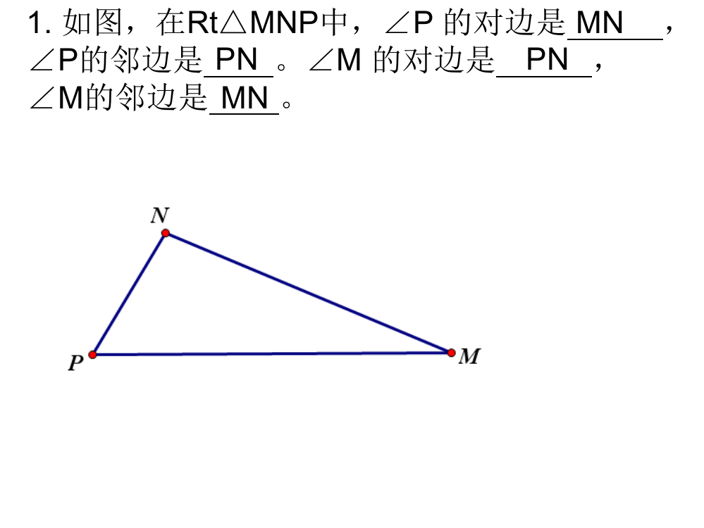 锐角三角比的意义