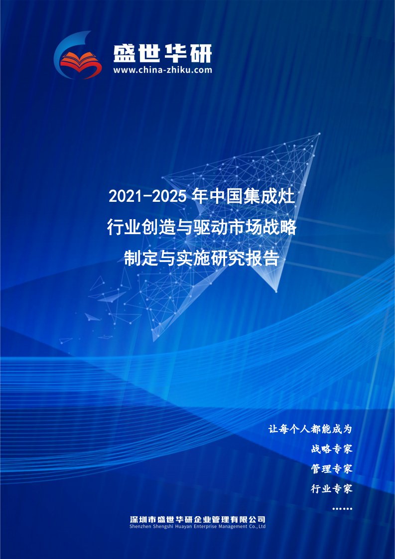 2021-2025年中国集成灶行业创造与驱动市场战略制定与实施研究报告