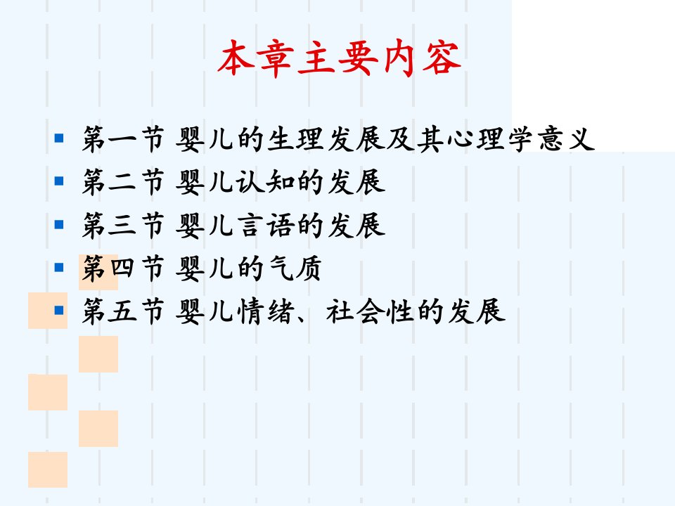 第五章婴儿的心理发展心理学