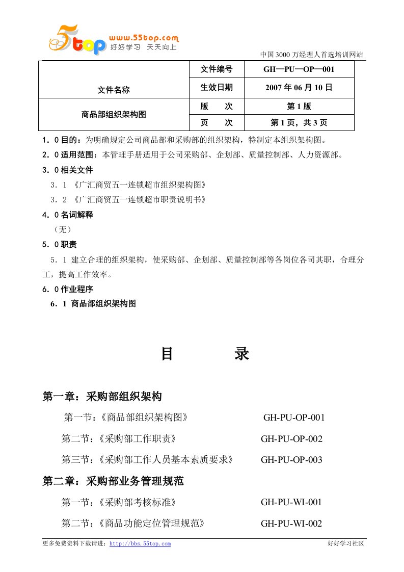 【管理精品】采购管理手册WORD文档