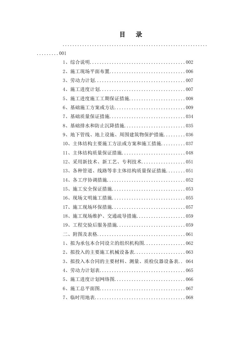 建筑工程管理-道路施工组织技术方案