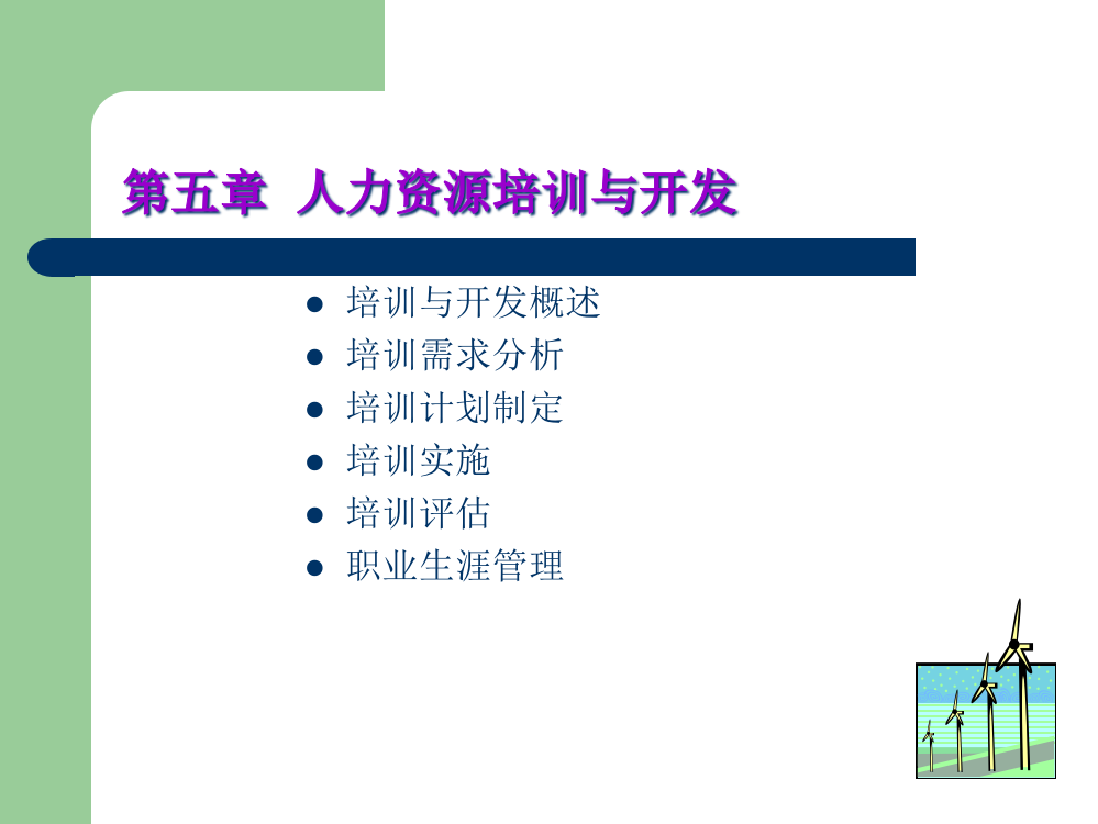 日化行业企业人力资源培训与开发