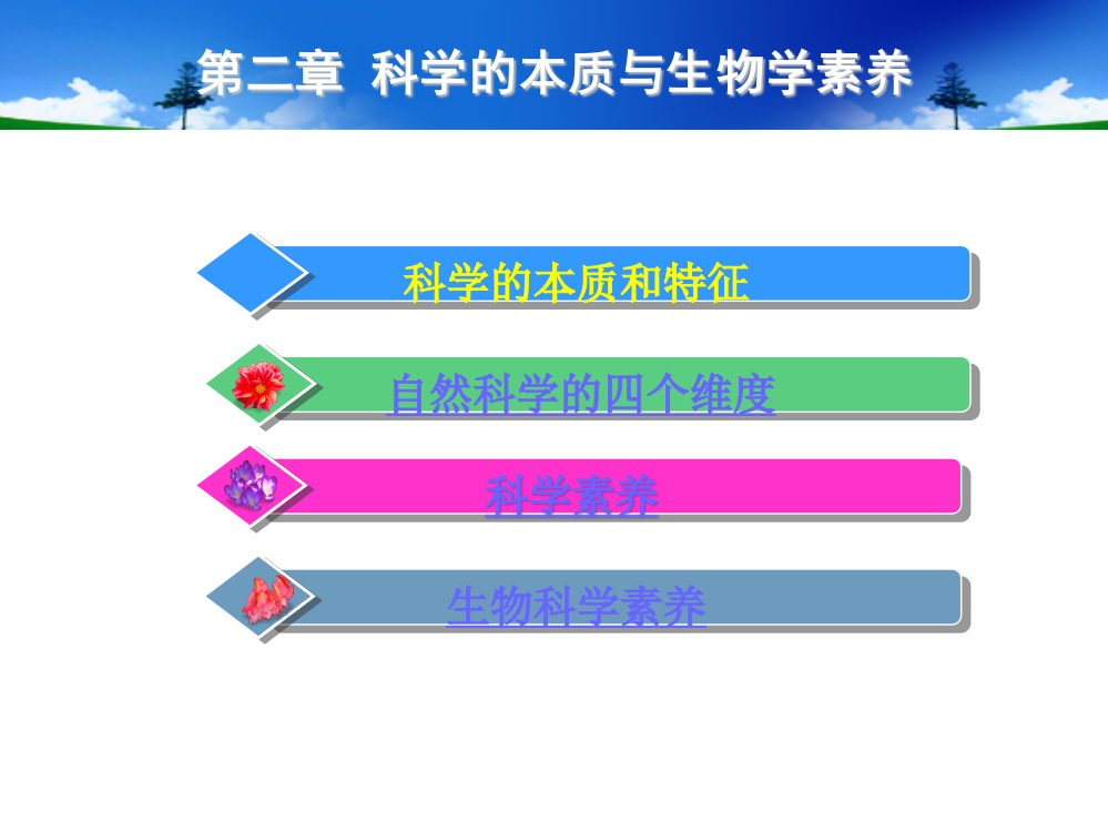 第二章-科学的本质和生物学素养