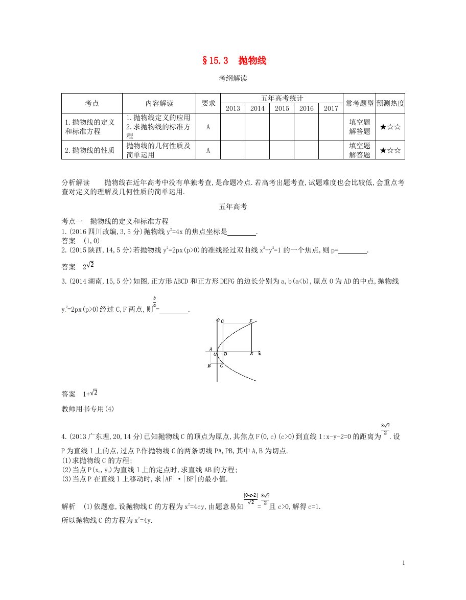 高考数学一轮复习