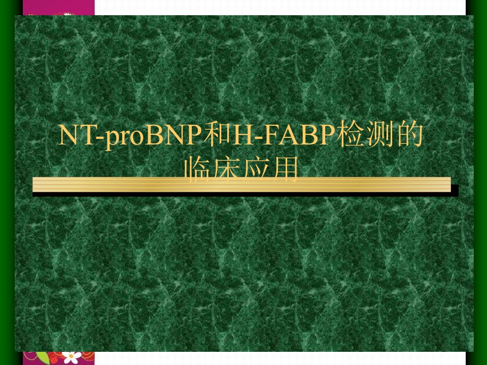 NTproBNP和HFABP检测临床应用