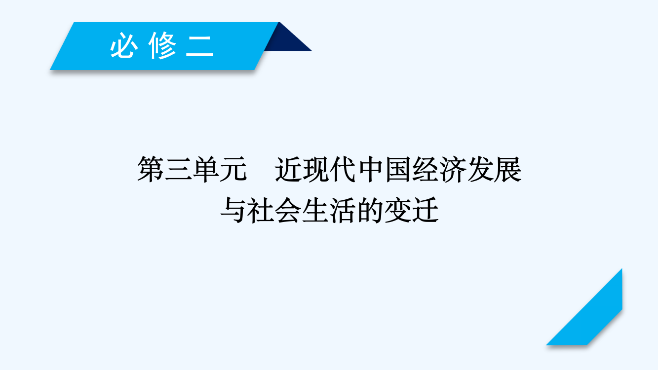 高考历史人教一轮复习课件：第28讲近代中国经济结构的变动