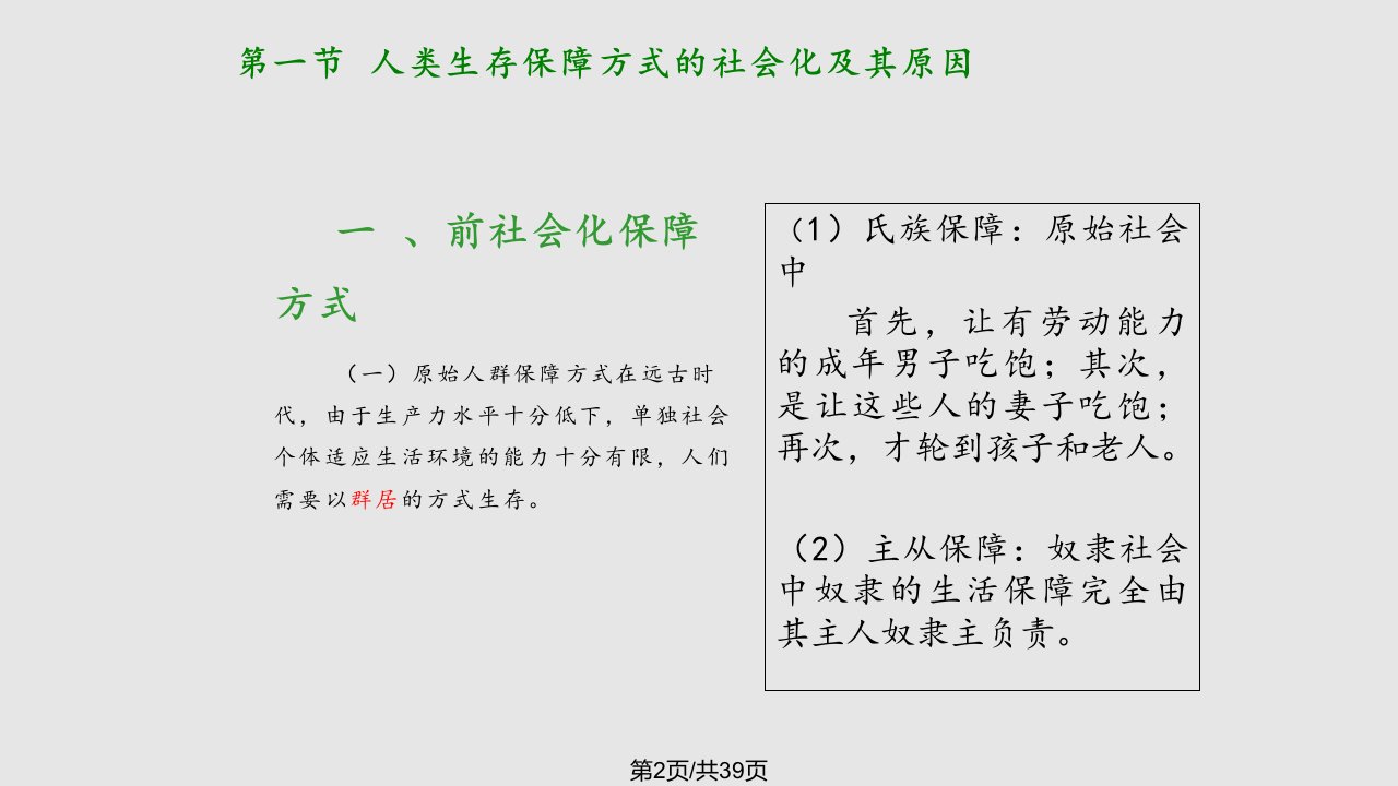 社会保障制度的历史沿革