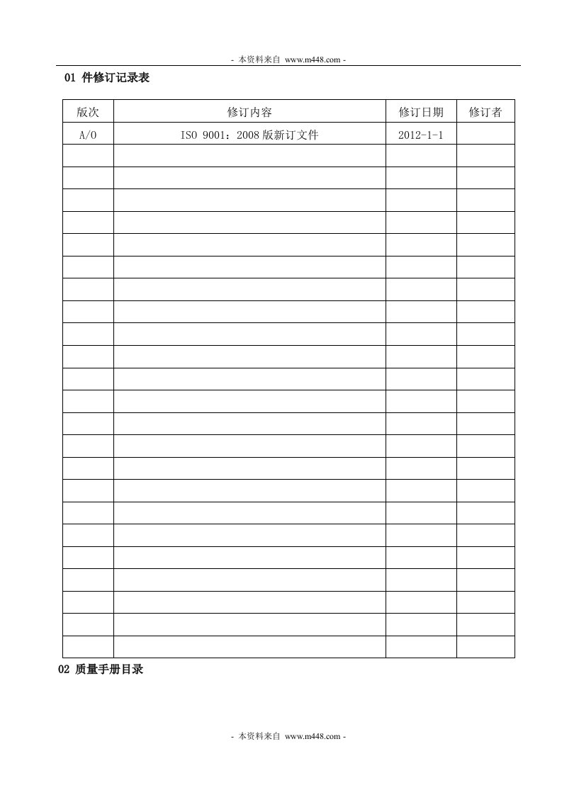 《艾美来通讯ISO9001质量手册》(35页)-质量手册