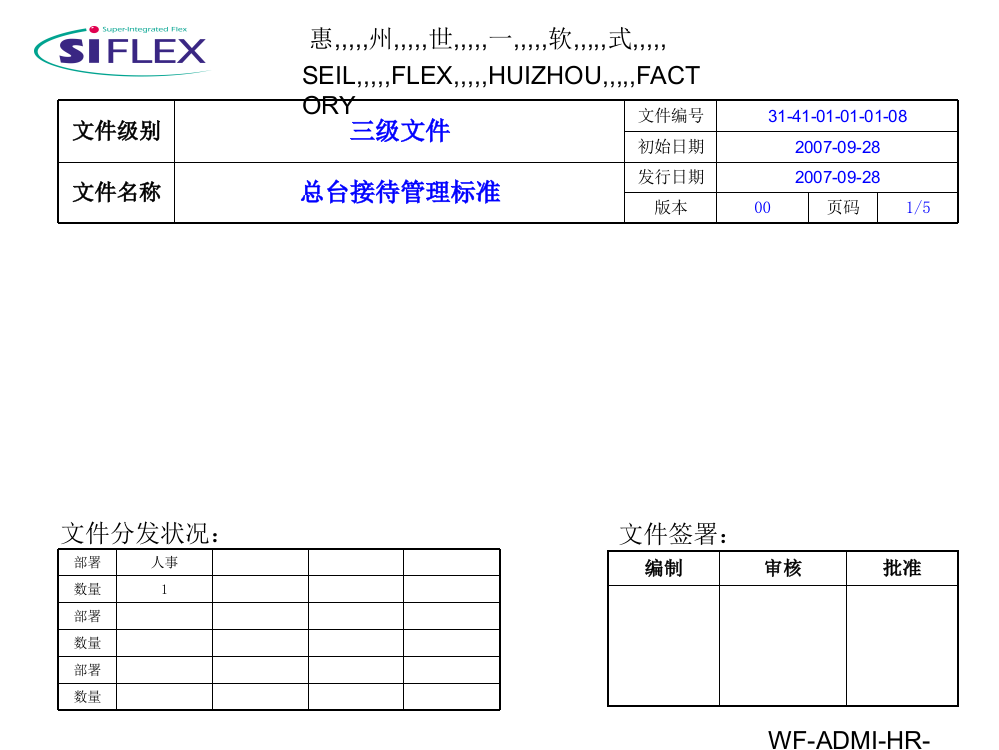 世一总台招待治理标准08