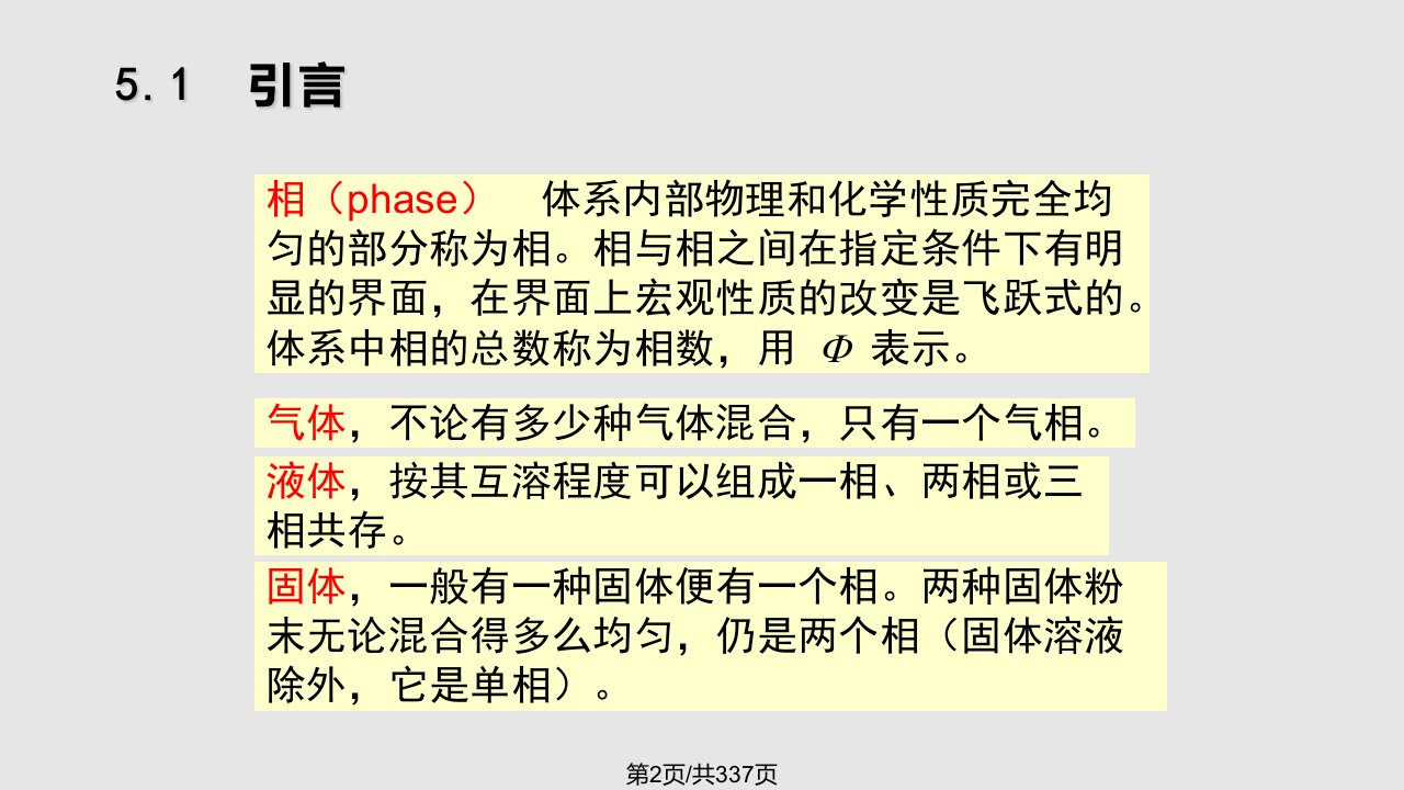 第5章相平衡学习