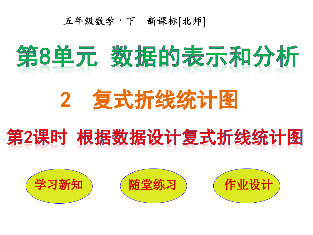 五级下册数课件－第8单元