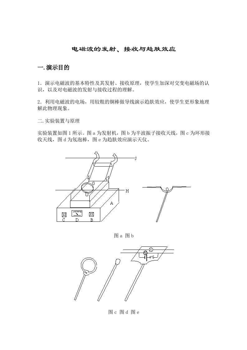 电磁波的发射接收与趋肤效应