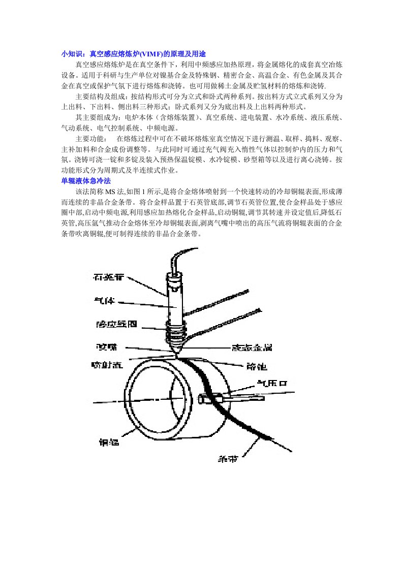 真空感应熔炼炉的原理及用途