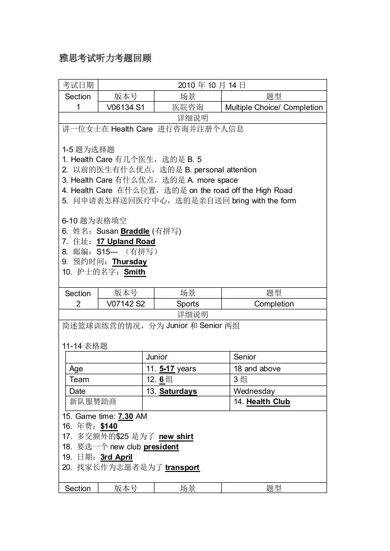 10-22雅思真题回顾