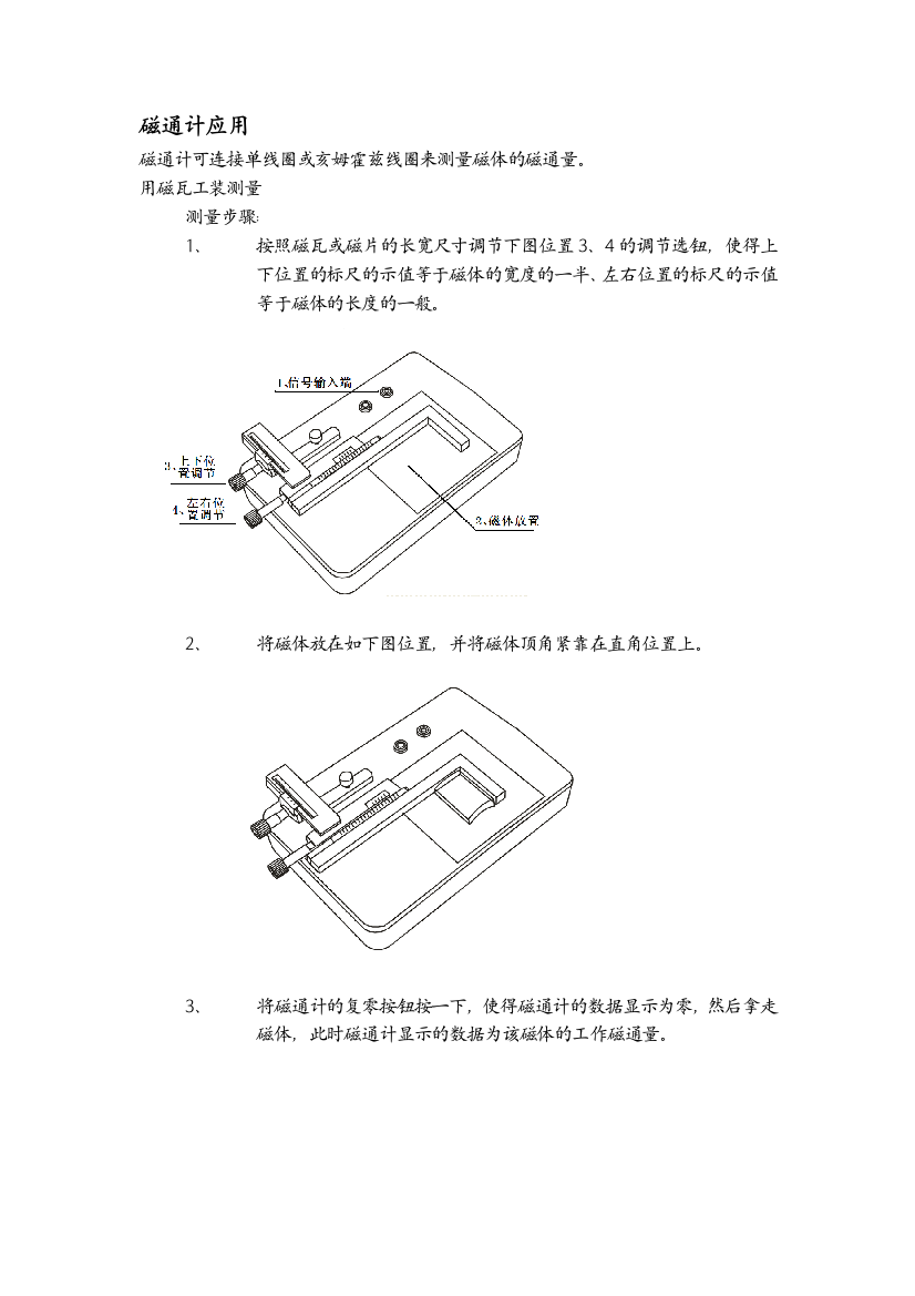 磁通计应用