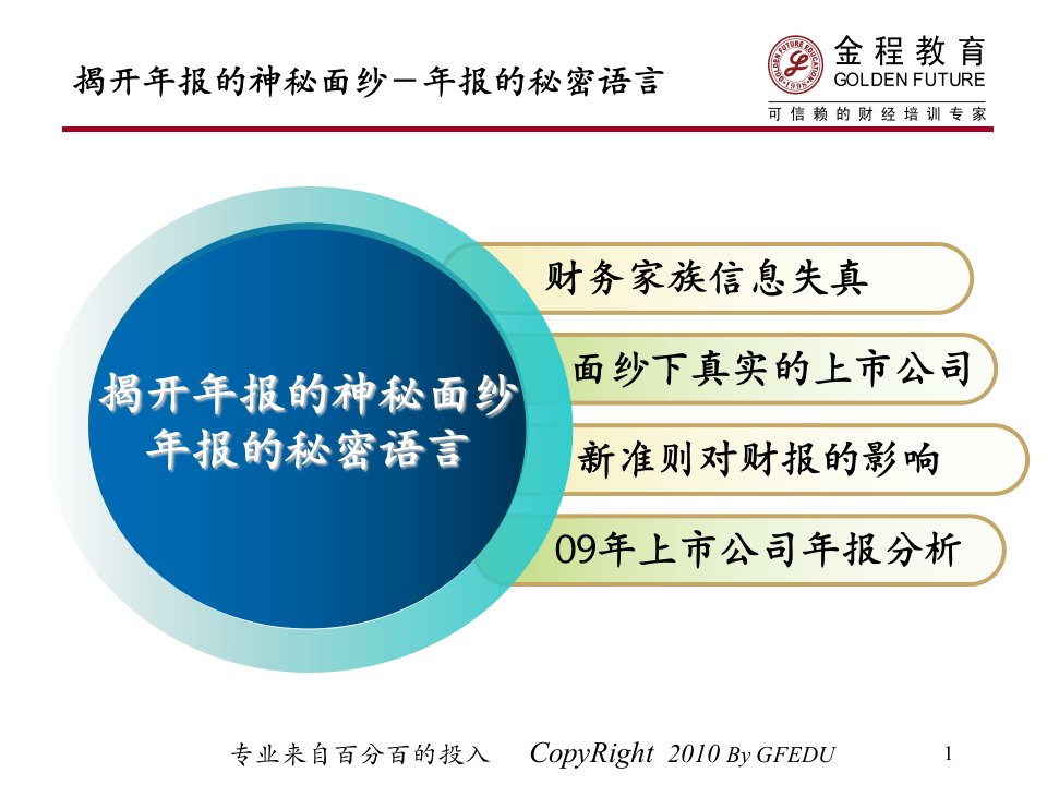 上市公司财务报表分析09年上市公司报表解析