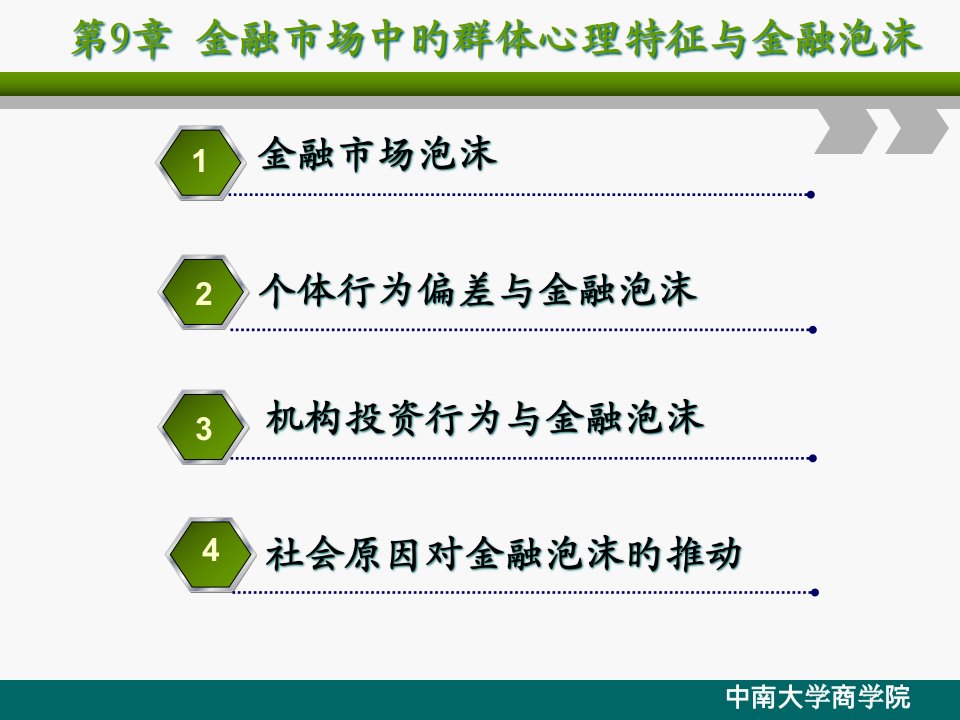 饶育蕾行为金融学汇总九金融市场中的群体心理特征和金融泡沫市公开课获奖课件省名师示范课获奖课件