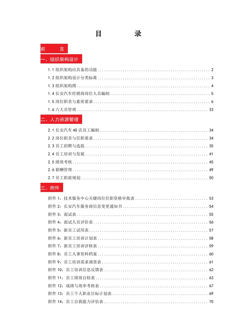 企业管理手册-运营管理标准手册3人力资源