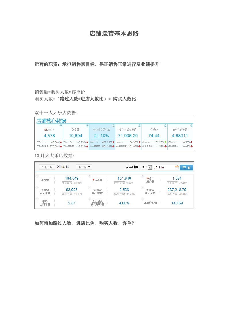 店铺运营的思路-报告-11.24