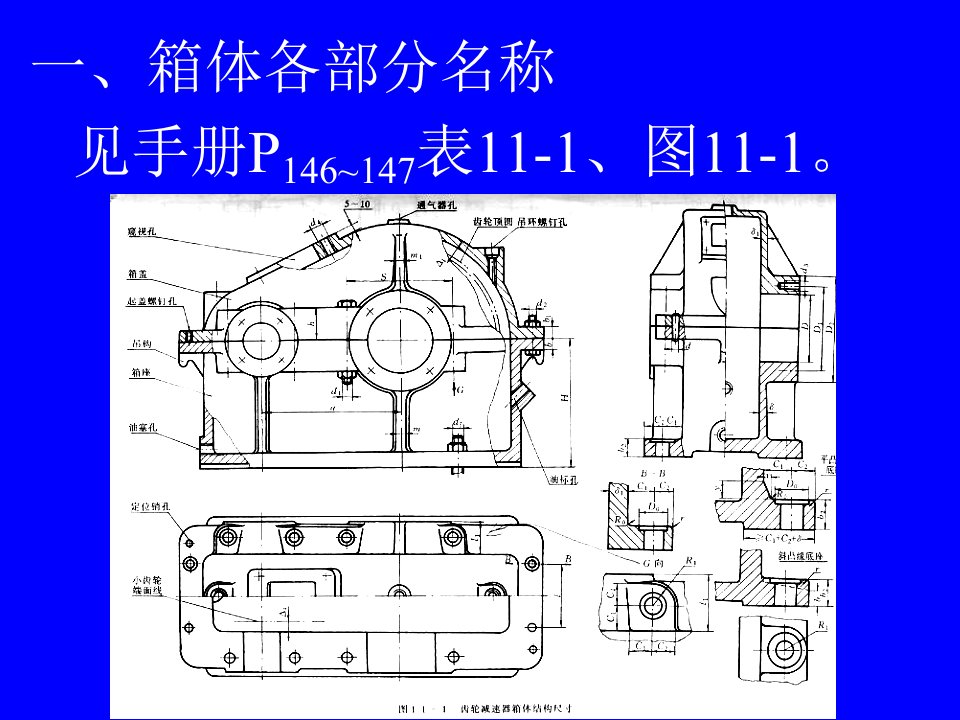 减速器箱体结构设计