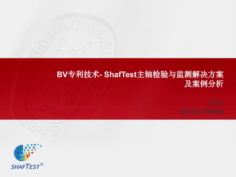 BV专利技术ShafTest-中文(何磊)-精品课件(PPT)