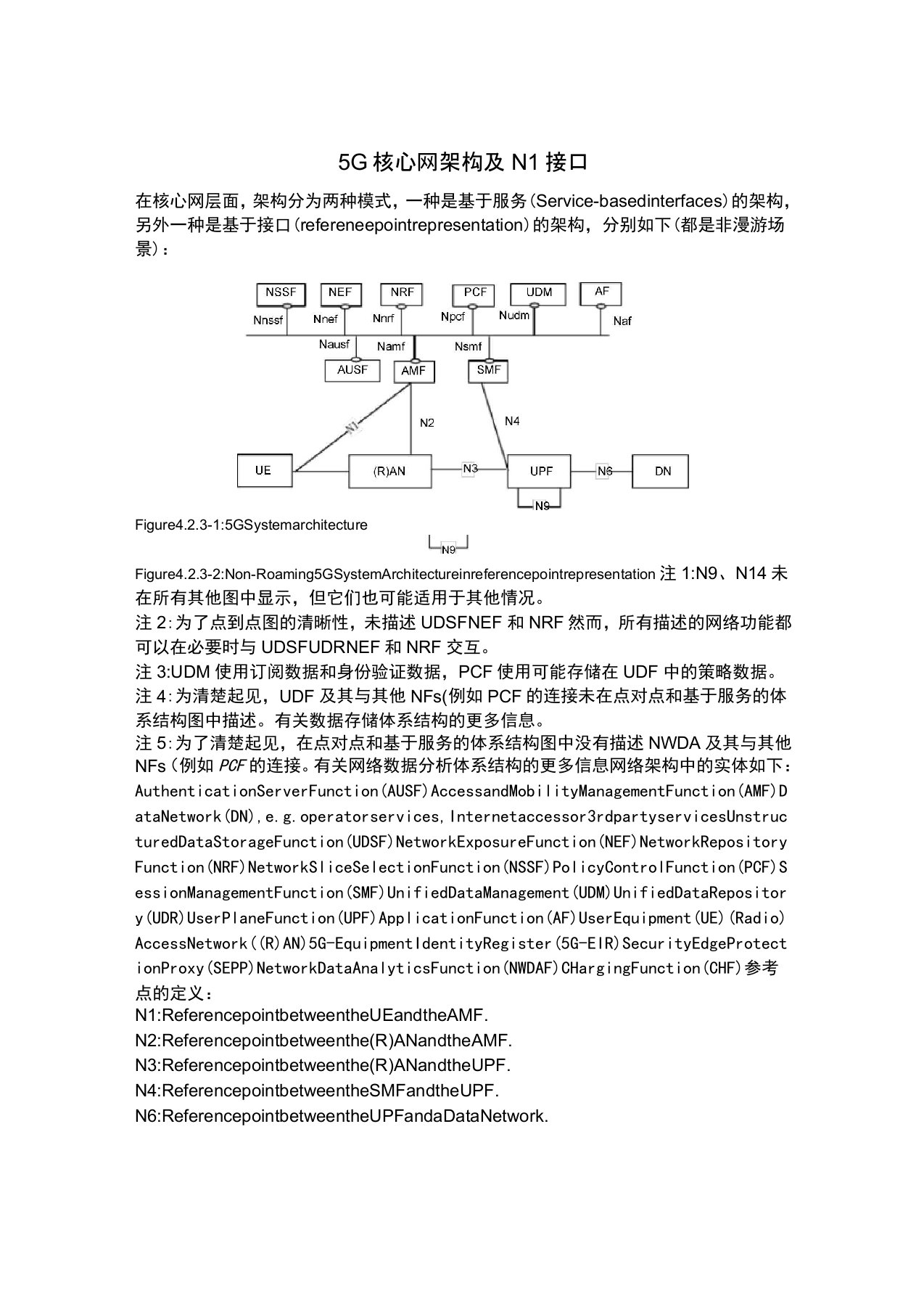 NR核心网架构及N1接口介绍