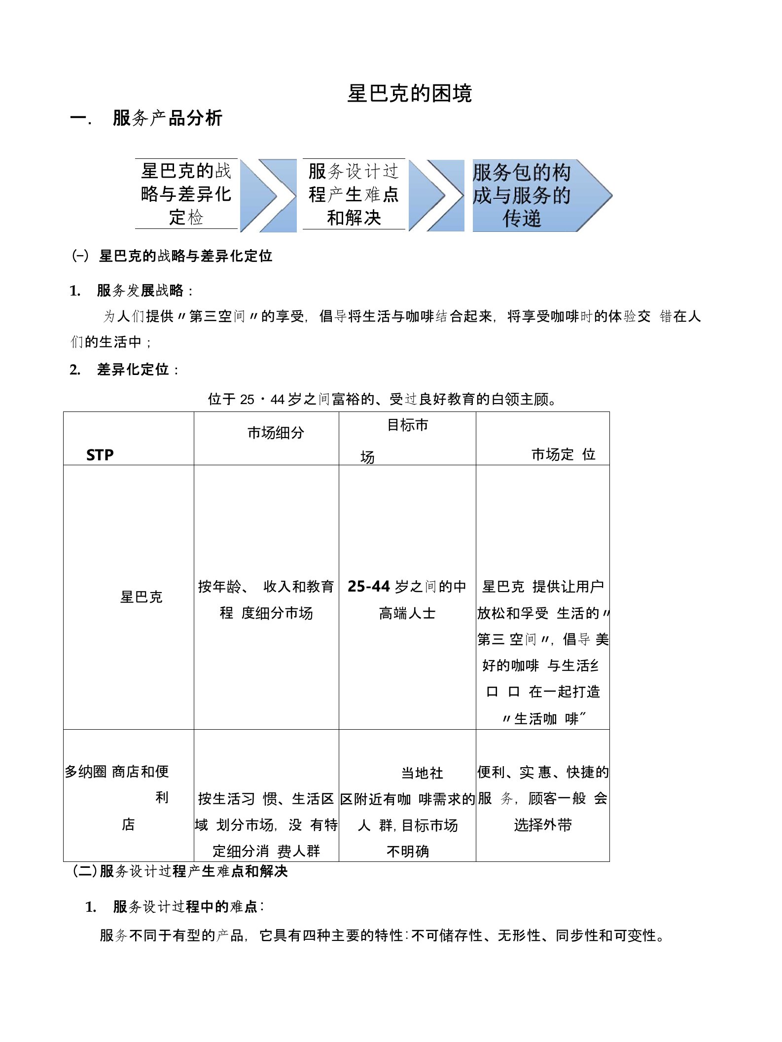 服务营销案例-星巴克的困境20