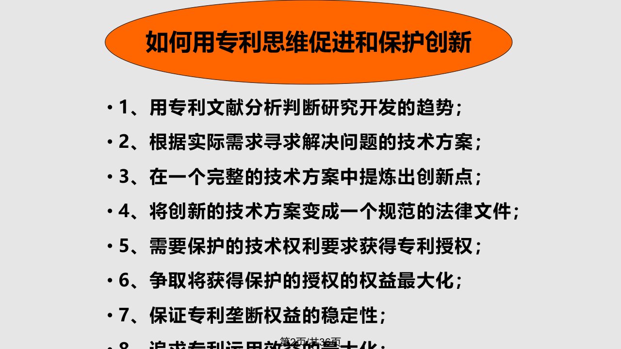 用专利思维提升科技创新水平简本