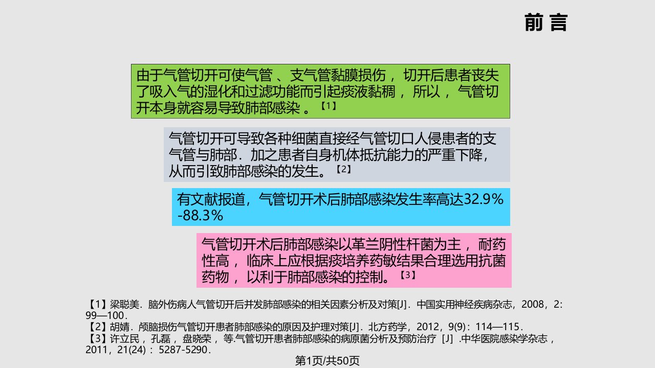 气管切开护理查房PPT课件