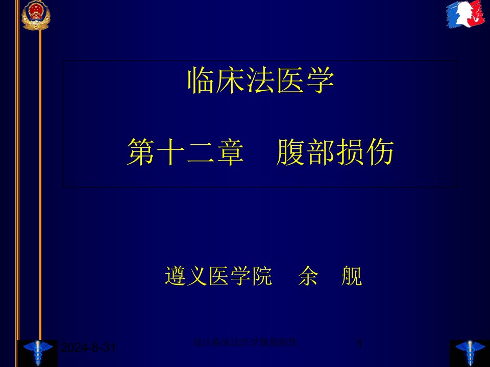 设计临床法医学腹部损伤课件