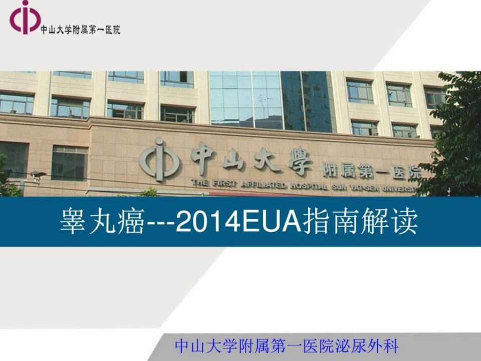 睾丸癌2014EUA指南解读.ppt