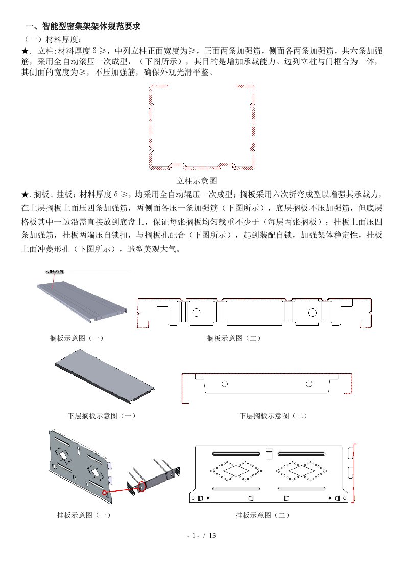 智能型密集架架体规范要求