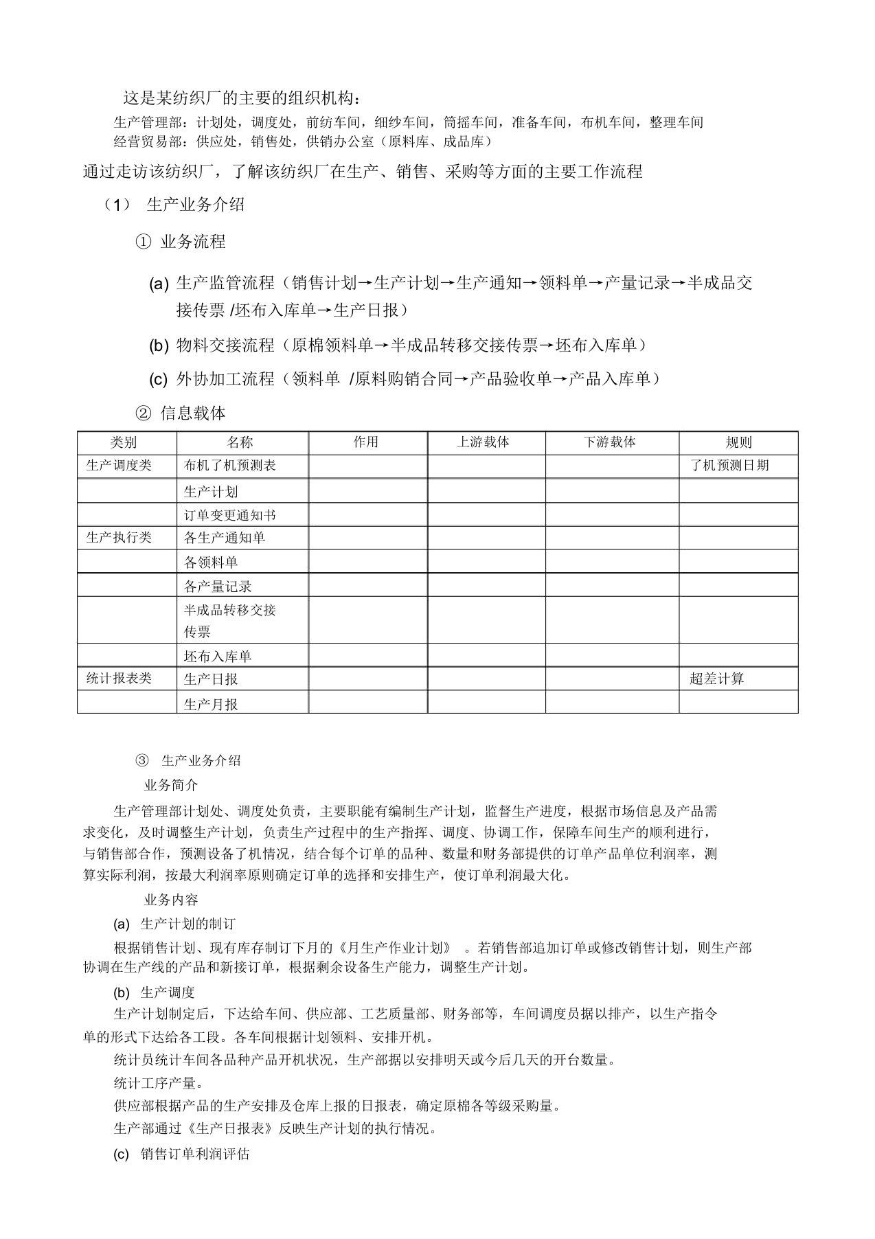 生产采购销售作业流程