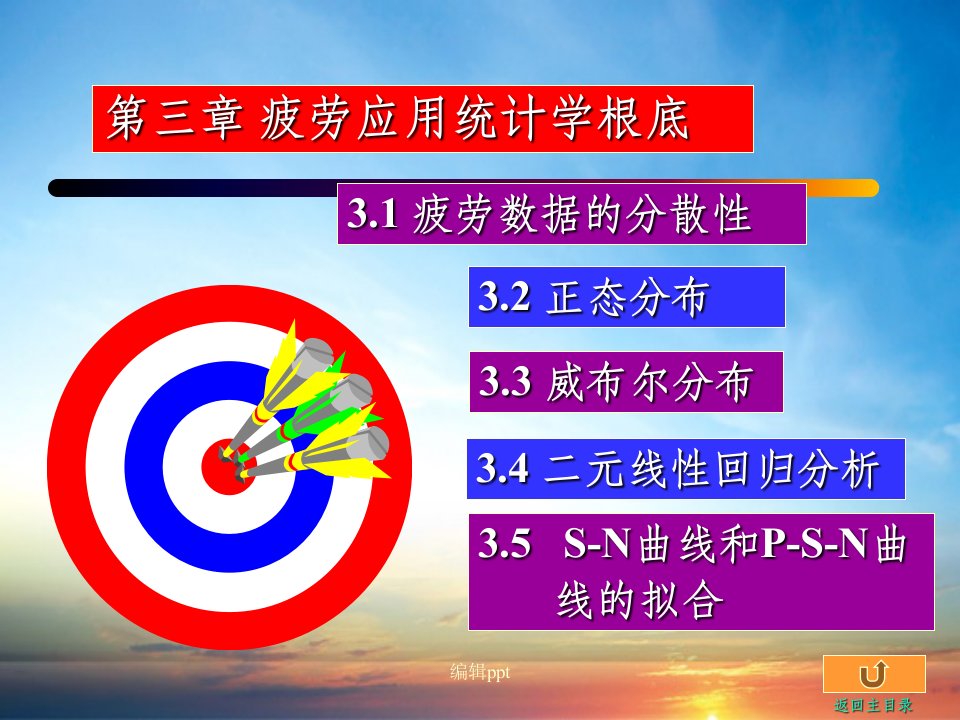 疲劳与断裂第三章疲劳应用统计学基础(1)