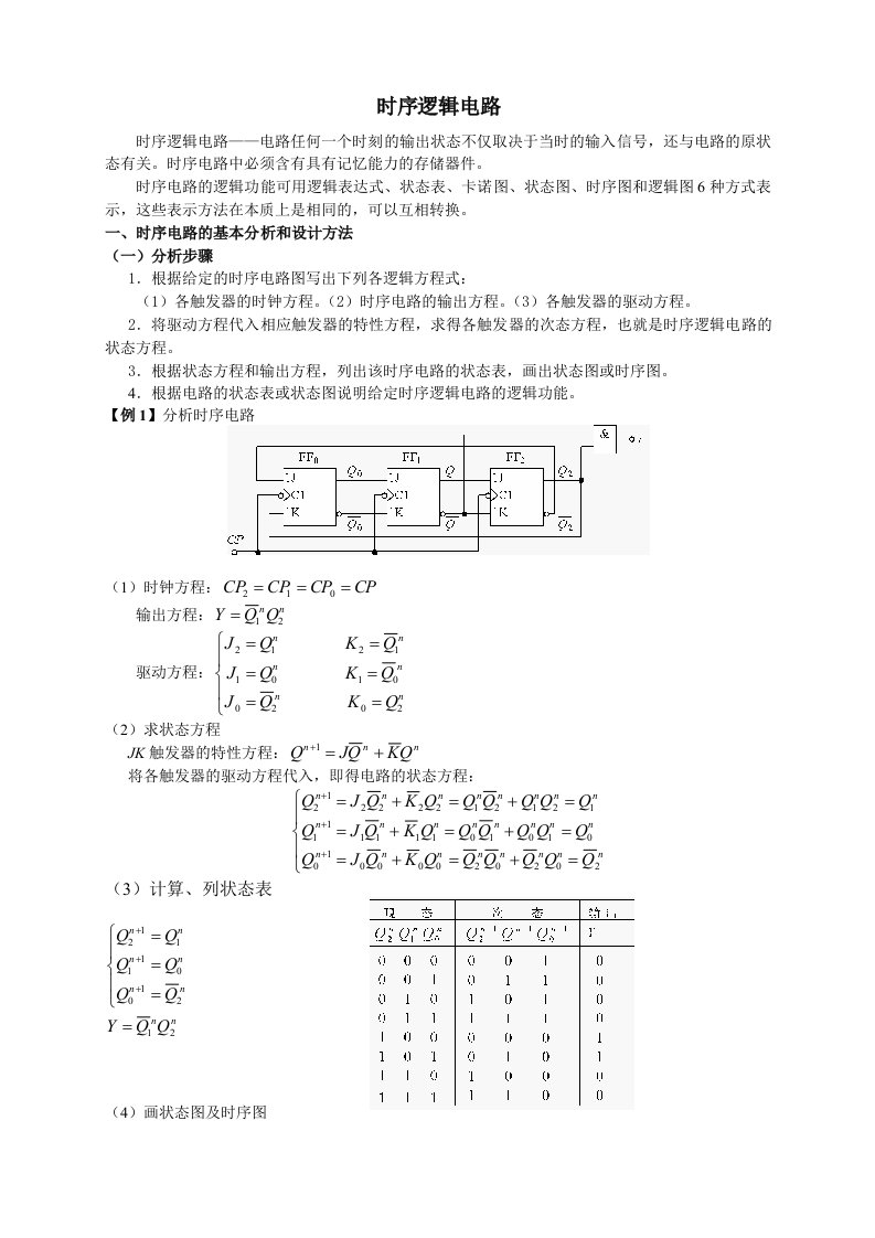 电子行业-02238模拟、数字及电力电子技术时序逻辑电路