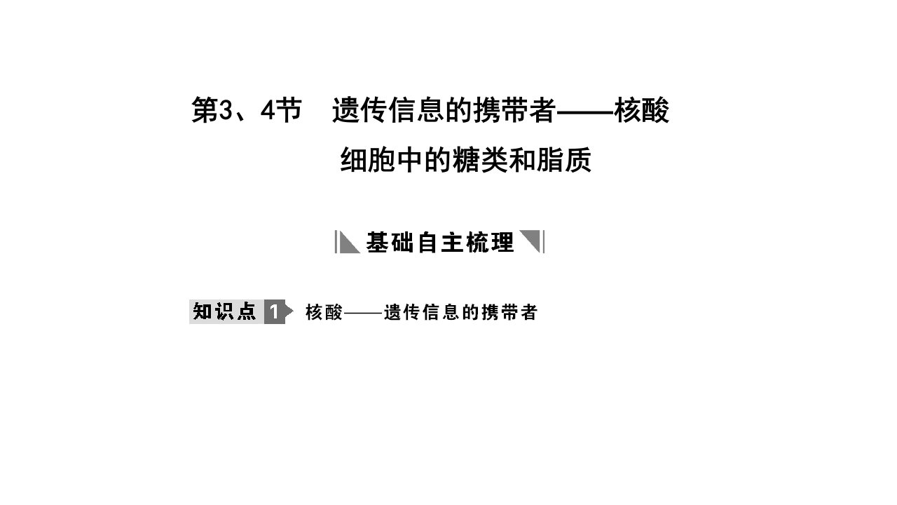 高三生物第一轮必修一专题复习21