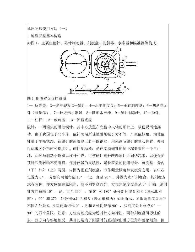 zkeAAA地质罗盘使用方法