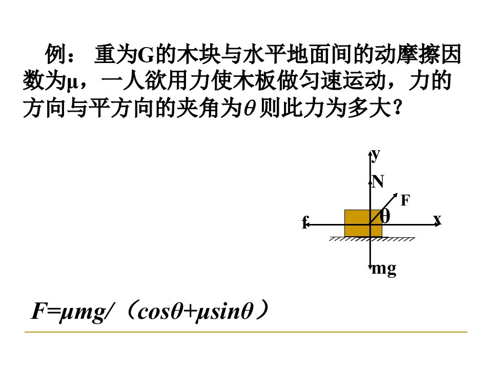 受力分析共点力平衡讲课用