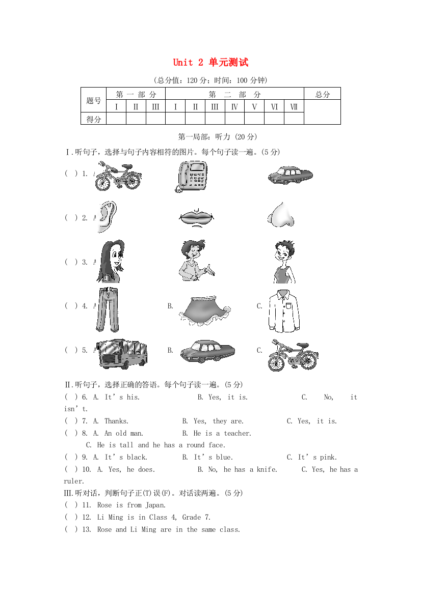 Unit2单元测试