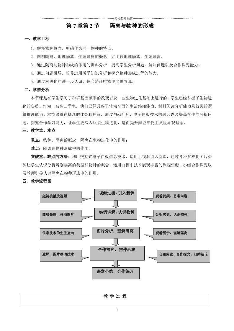 人教版高中生物必修2