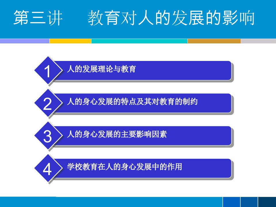 教育对人的发展的影响