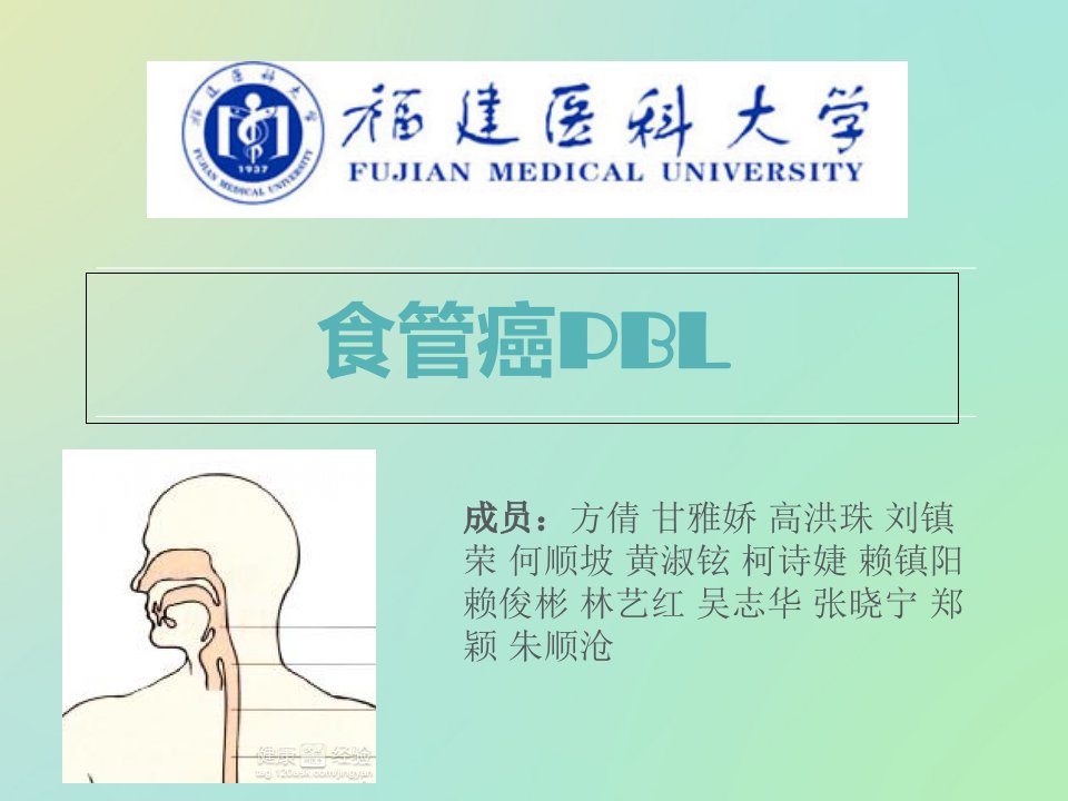 食管癌pblPPT课件