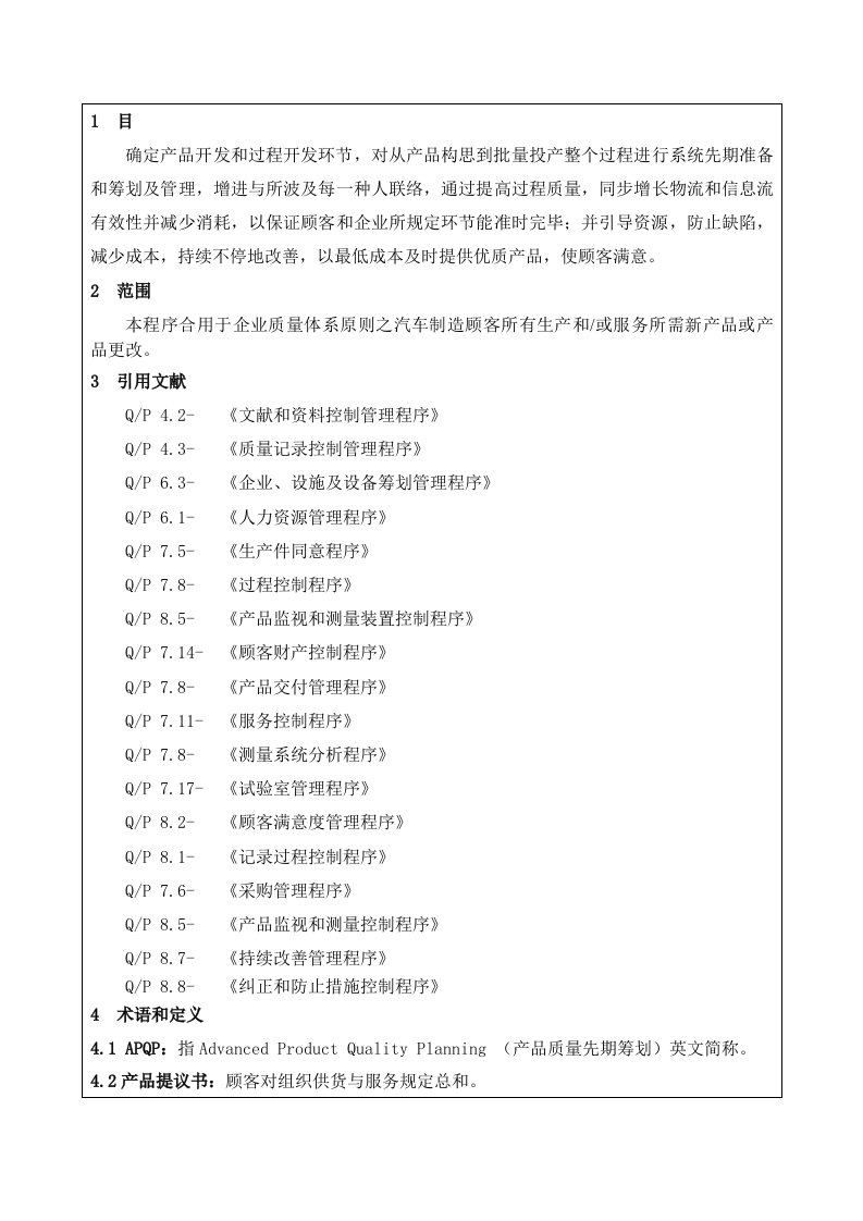 新产品开发控制程序完整版DOC