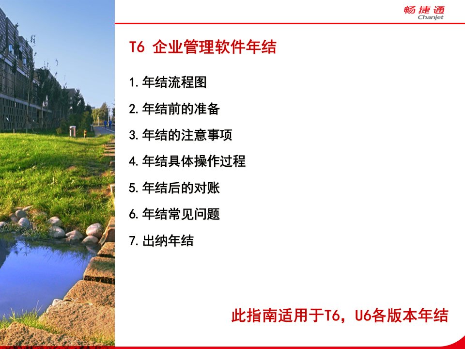 T6企业管理年结流程PPT