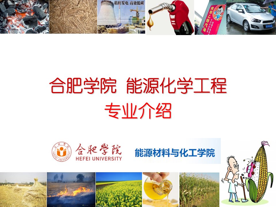 合肥学院能源化学工程专业介绍PPT课件